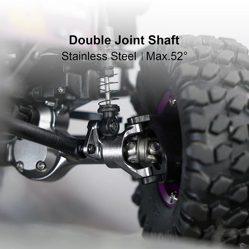 INJORA +4mm Planet Axles with Double Joint Shafts for 1/24 SCX24 - Image 31