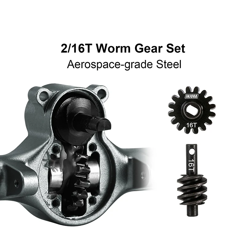 INJORA +4mm Planet Axles with Double Joint Shafts for 1/24 SCX24 - Image 33