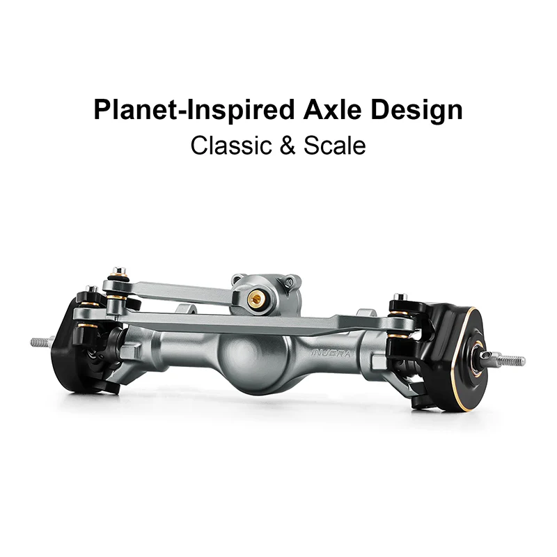 [US Clearance Deal] INJORA +4mm Planet Axles with Double Joint Shafts for 1/24 SCX24