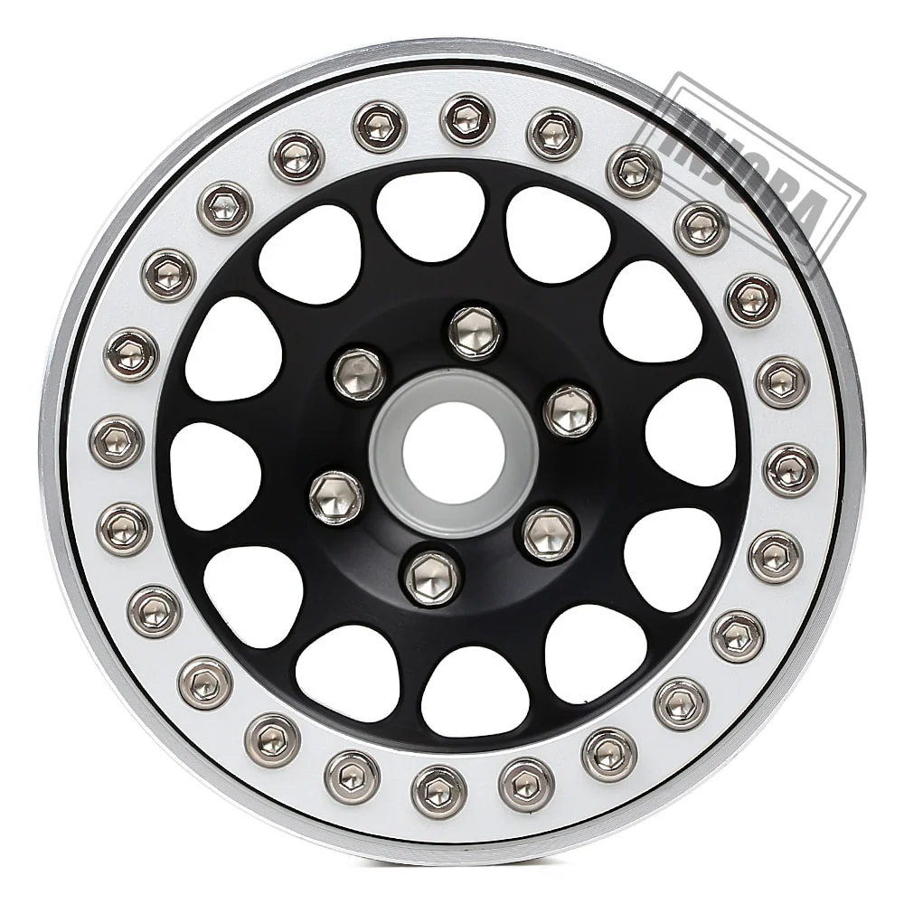 [Germany Clearance Deal] INJORA 4PCS 1.9" Aluminum Alloy Beadlock Wheel Rims for 1/10 RC Crawler - Image 4