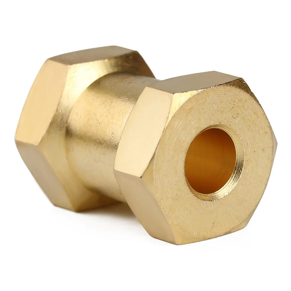INJORA 4PCS 12mm Heavy Brass Wheel Hex Hub Extenders for SCX10 & SCX10 II - Image 6