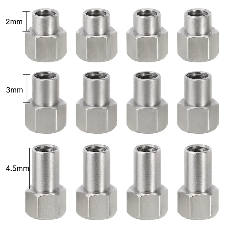 INJORA 4PCS 2/3/4.5mm M2.5 Long Nuts for 1/18 TRX4M - Image 14