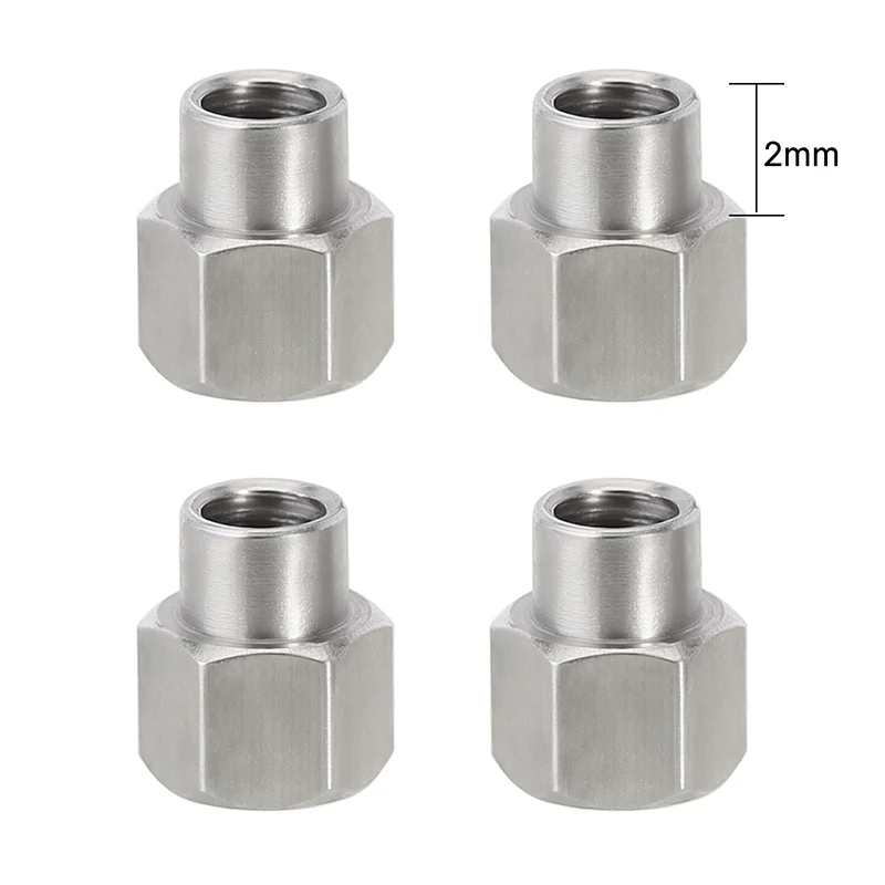 INJORA 4PCS 2/3/4.5mm M2.5 Long Nuts for 1/18 TRX4M - Image 2