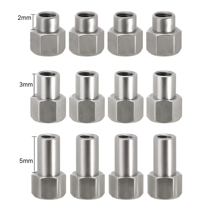 INJORA 4PCS 2/3/5mm M2 Long Nuts for 1/24 SCX24 AX24 - Image 14