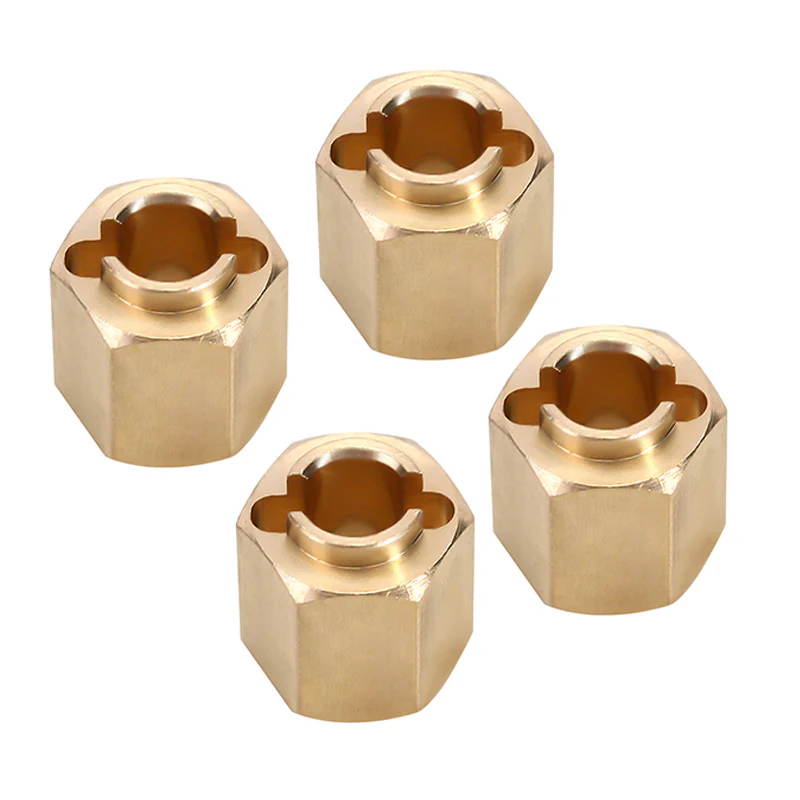 INJORA 4PCS 5/6/7/10mm Brass Wheel Hex Hub Extenders for 1/18 TRX4M Upgrade (4M-02) - Image 9
