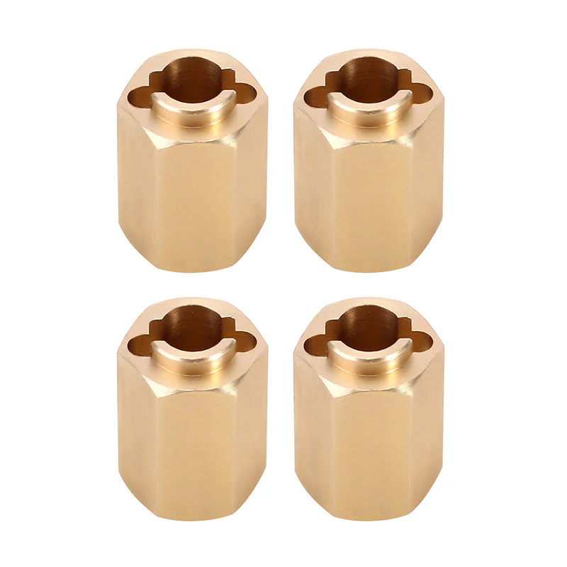 INJORA 4PCS 6/7/10mm Brass Wheel Hex Hub Extenders for 1/18 Redcat Ascent-18 - Image 7
