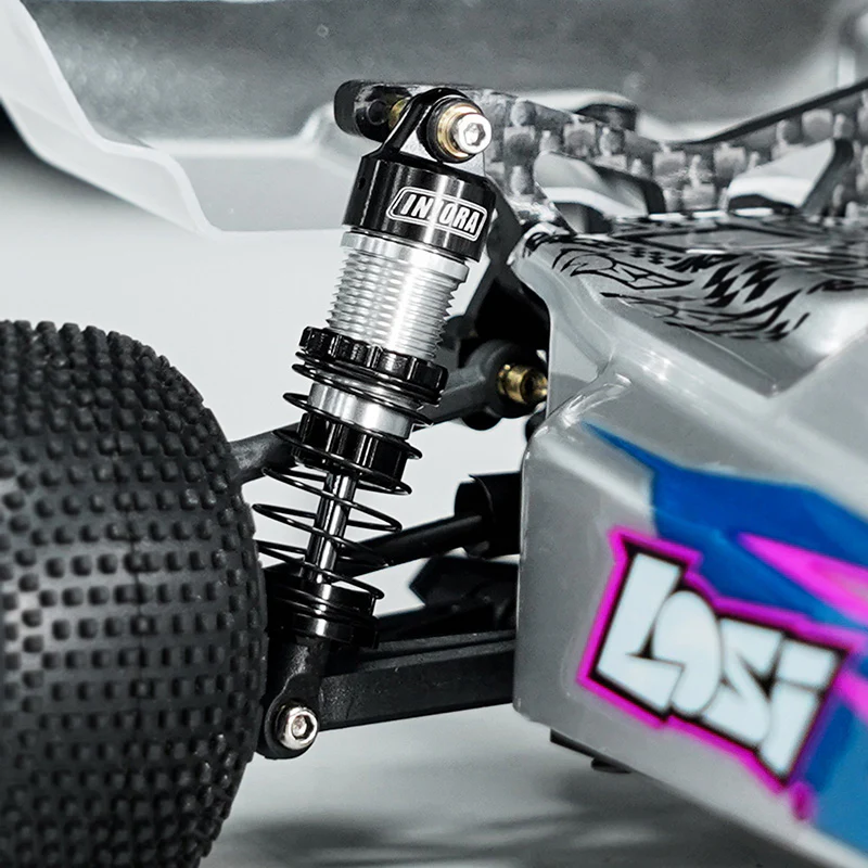 [US Warehouse] INJORA 4PCS Aluminum Oil Shocks for 1/24 Buggy Losi Micro-B - Image 10