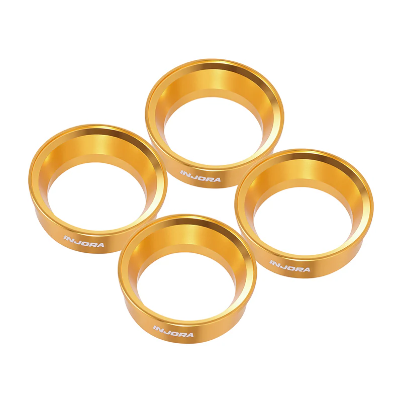 INJORA 4pcs Aluminum Wheel Barrels for 1.3" ModuWheel - Image 11
