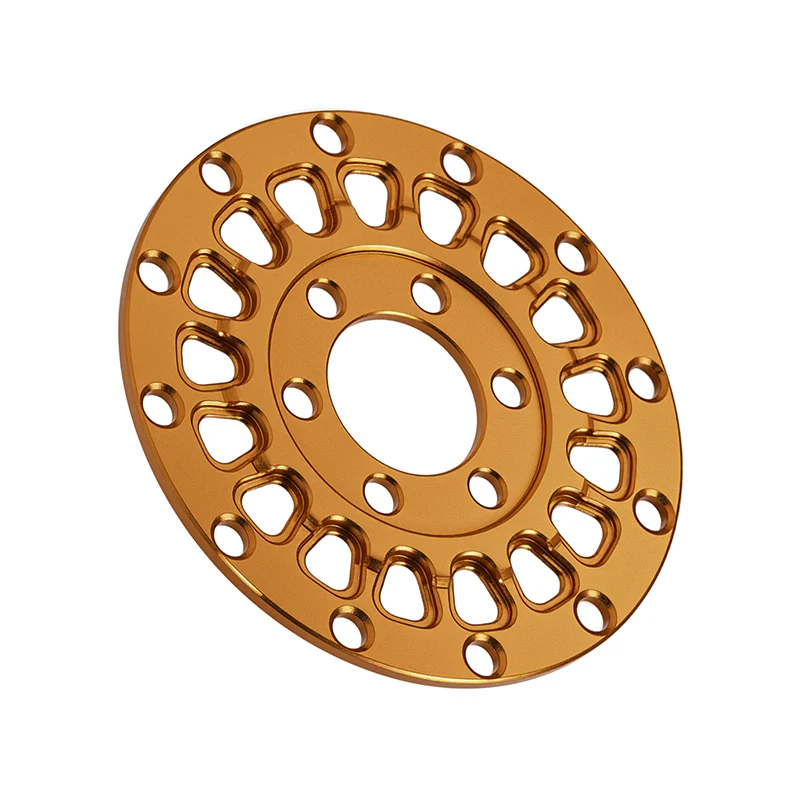 INJORA 4pcs Aluminum Wheel Faces for 1.0" ModuWheel - Image 4