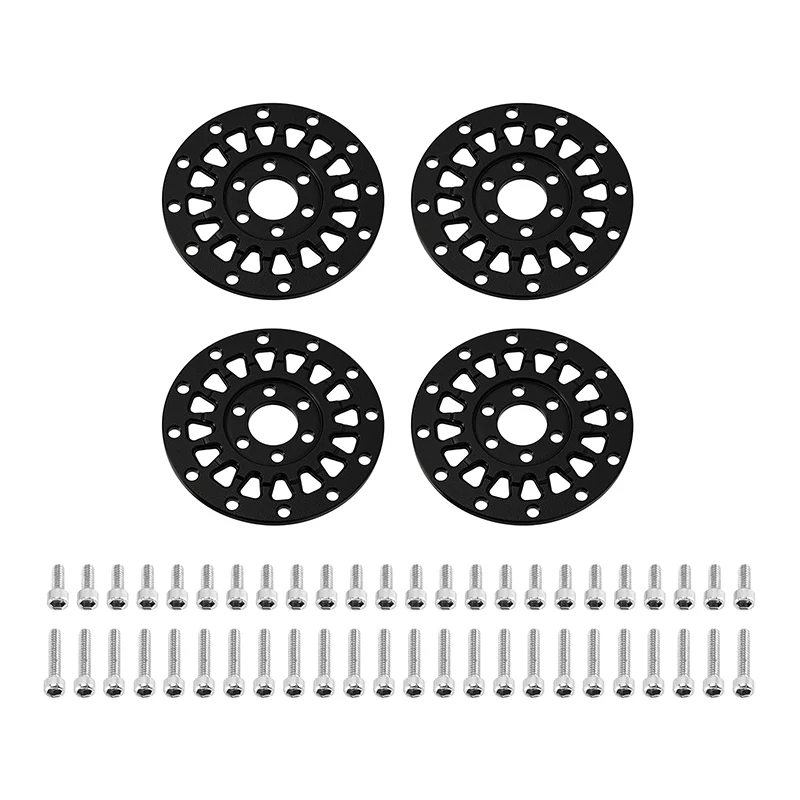 INJORA 4pcs Aluminum Wheel Faces for 1.3" ModuWheel - Image 13