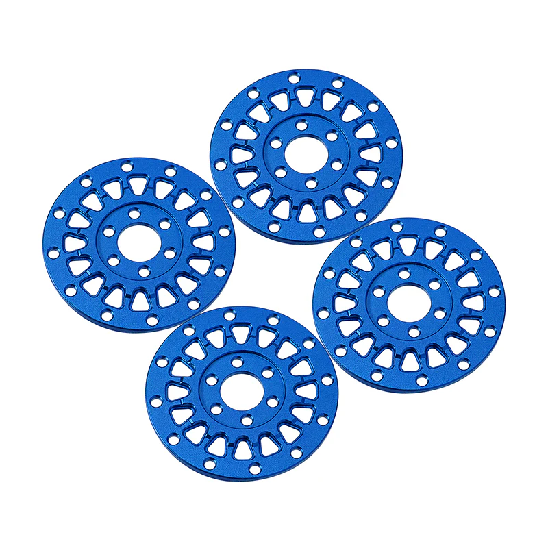 INJORA 4pcs Aluminum Wheel Faces for 1.3" ModuWheel - Image 7