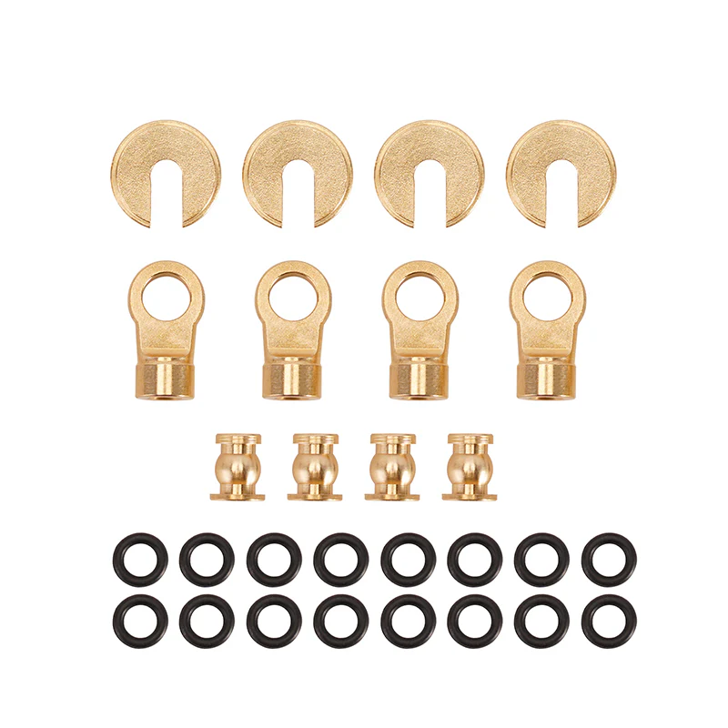 INJORA 4PCS Lower Spring Retainer Shock Rod Ends for INJORA TRX4M Shocks (4M-65) - Image 2