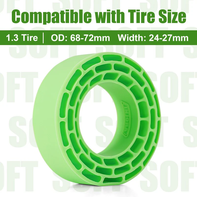 INJORA Silicone Rubber Inserts for 1.3" 68-72mm Tires (1370) - Image 13