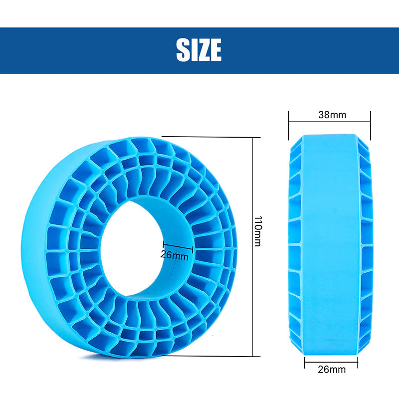 INJORA Silicone Rubber Inserts for 1.9" 118-122mm(4.75" OD) Tires (1906) - Image 16