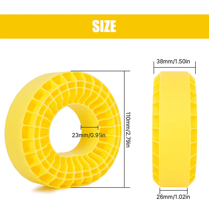 INJORA Silicone Rubber Inserts for 1.9" 118-122mm(4.75" OD) Tires (1906) - Image 5
