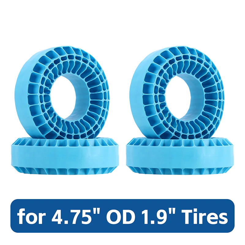 [US Warehouse] INJORA 4pcs Silicone Rubber Inserts for 118-122mm(4.75" OD) 1.9" Tires (1906) - Image 9