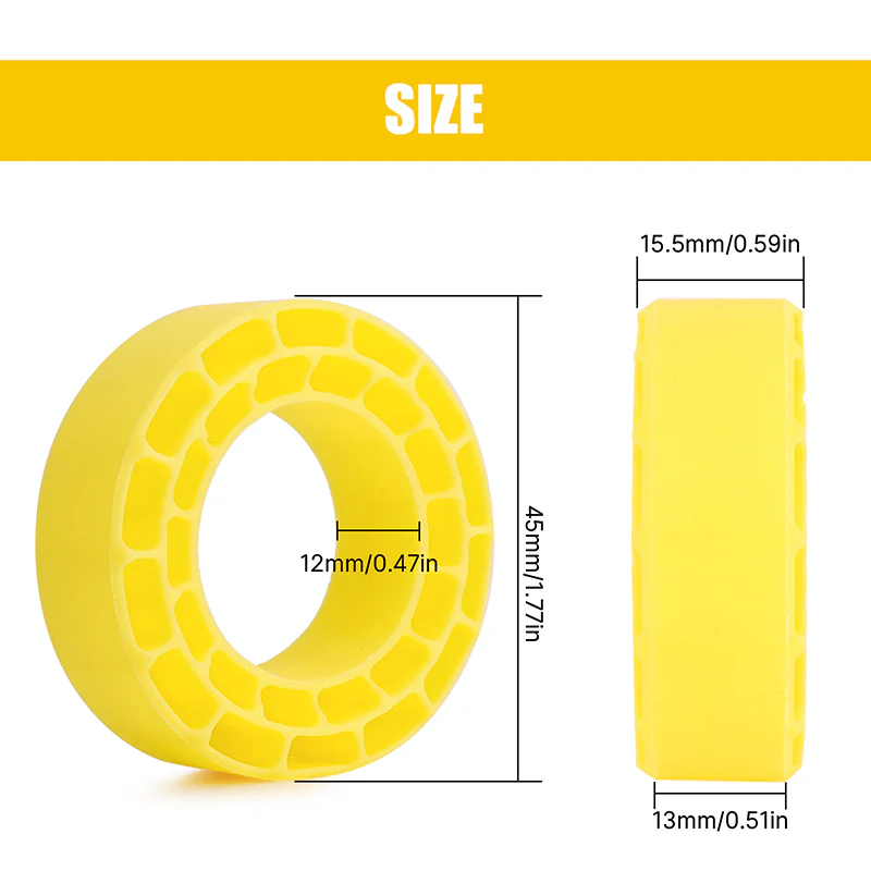 INJORA Silicone Rubber Inserts for 1.0" 52mm Tires (1045) - Image 4