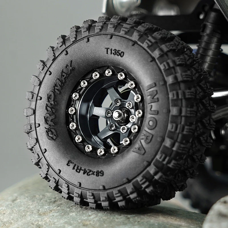INJORA 1.3" Aluminium -5.25mm Offset Wheels for Micro Crawlers (W1313) - Image 14