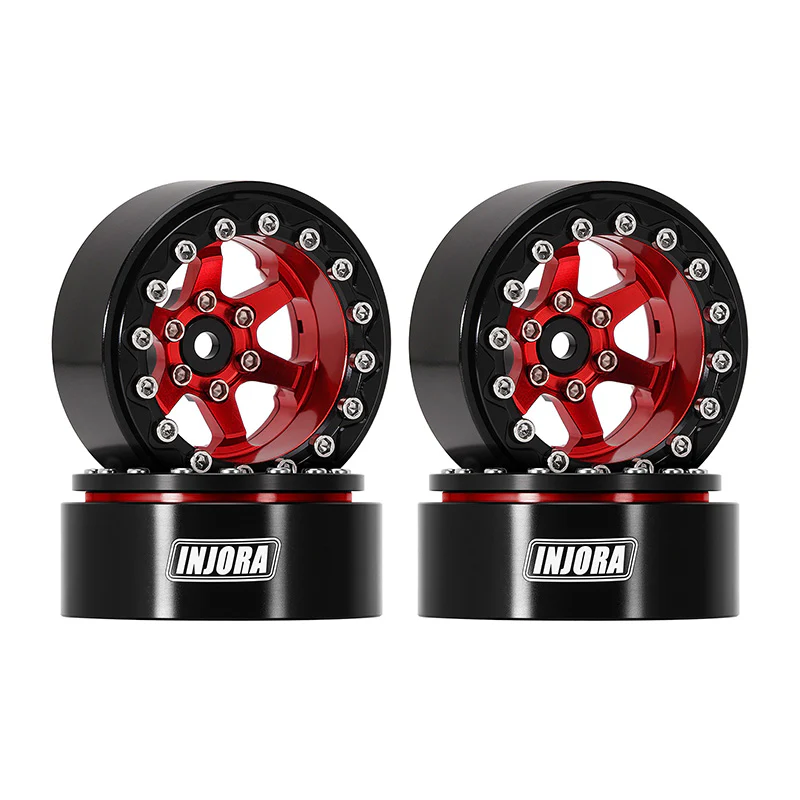 INJORA 1.3" Aluminium -5.25mm Offset Wheels for Micro Crawlers (W1313) - Image 19