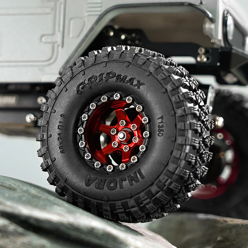 INJORA 1.3" Aluminium -5.25mm Offset Wheels for Micro Crawlers (W1313) - Image 22
