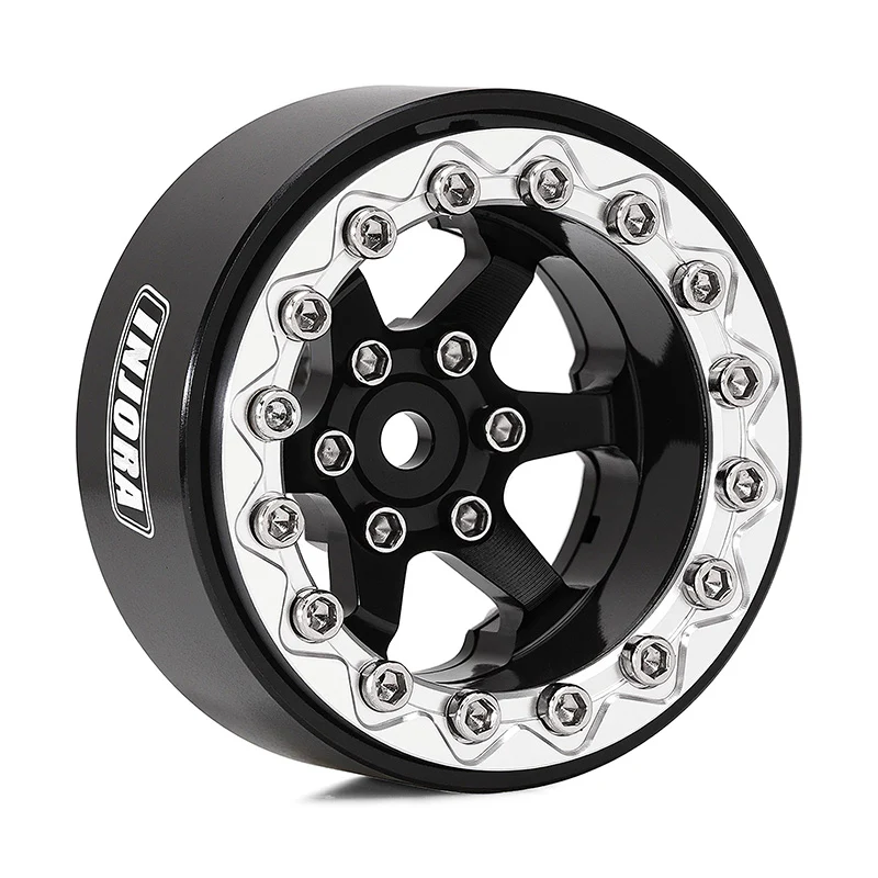 INJORA 1.3" Aluminium -5.25mm Offset Wheels for Micro Crawlers (W1313) - Image 8