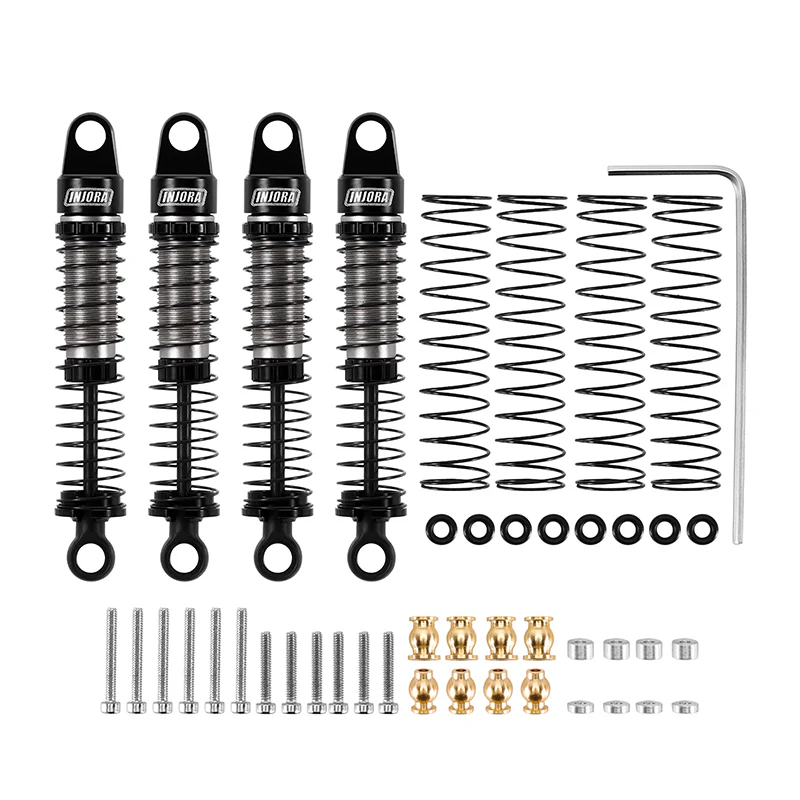 INJORA 52mm Big Bore Oil Shocks for 1/24 Axial AX24 - Image 2