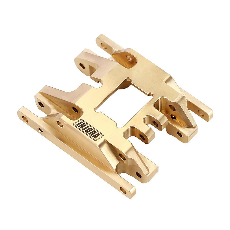 INJORA 53g/pcs Brass Skid Plate Transmission Mount for 1/18 TRX4M (4M-67) - Image 9