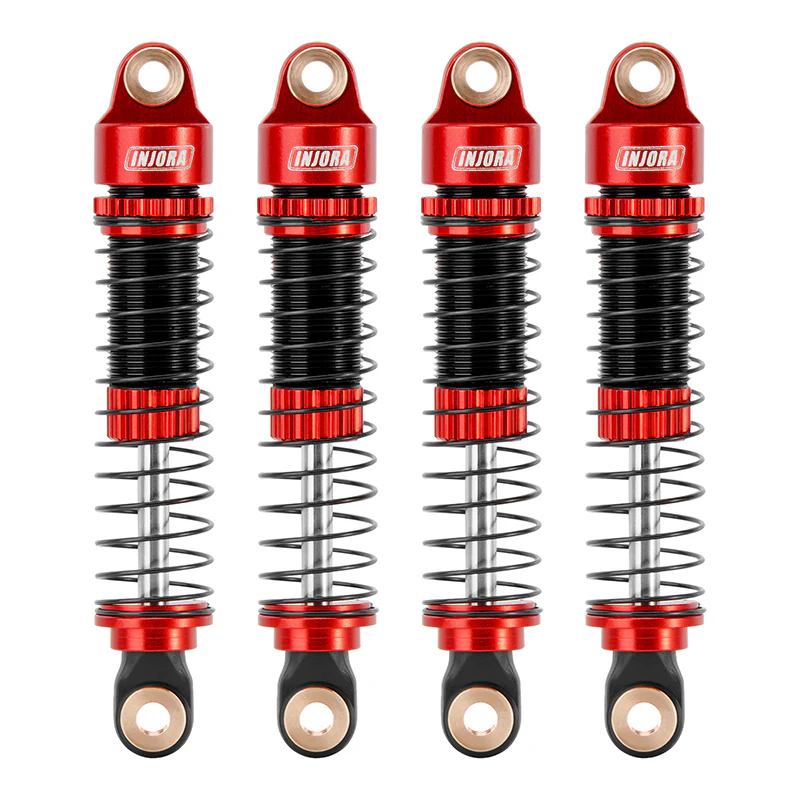 INJORA 53mm Aluminum Threaded Oil Shocks for 1/18 TRX4M (4M-24) - Image 8