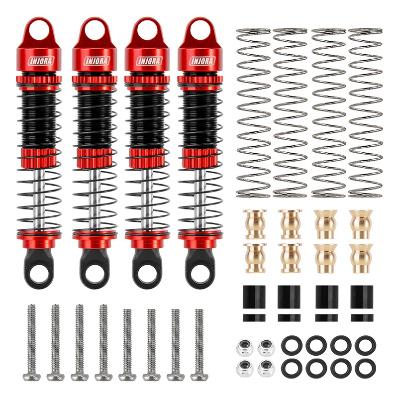 INJORA 53mm Threaded Oil Shocks for 1/18 Redcat Ascent-18 HPI Venture18 - Image 12