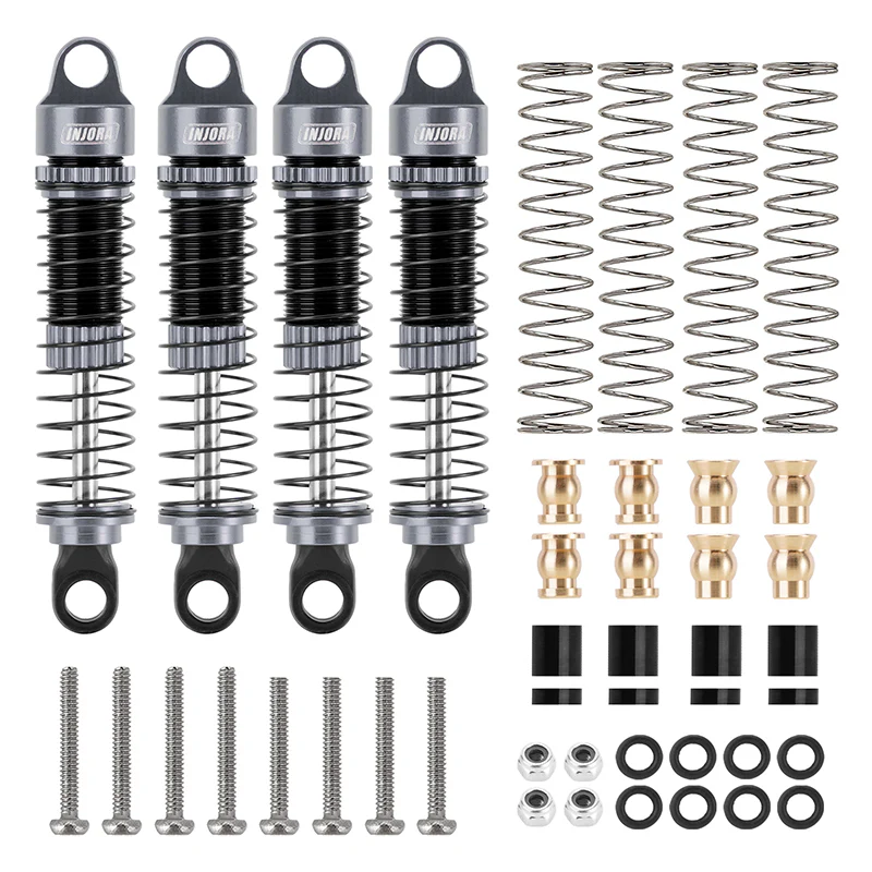 INJORA 53mm Threaded Oil Shocks for 1/18 Redcat Ascent-18 HPI Venture18 - Image 7