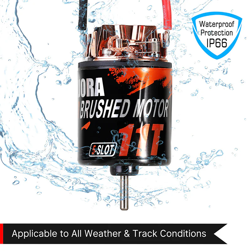 [Clearance Sale] INJORA 540 5-SLOT Waterproof Brushed Motor 11T 14T 19T 28T 33T for 1/10 RC Crawlers (INM10) - Image 4