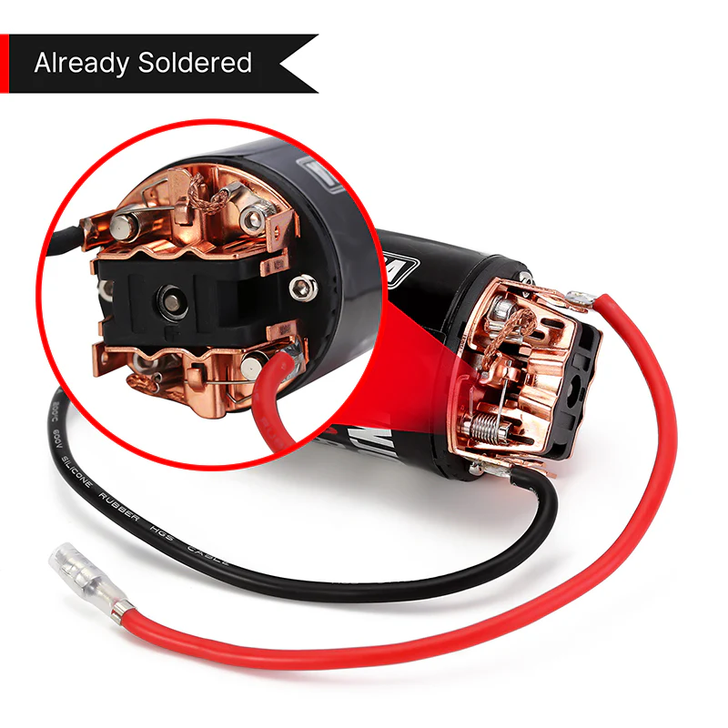 [Clearance Sale] INJORA 550 3-SLOT Waterproof Brushed Motor 11T 16T 23T 28T 37T for 1/10 RC Crawlers (INM09) - Image 5