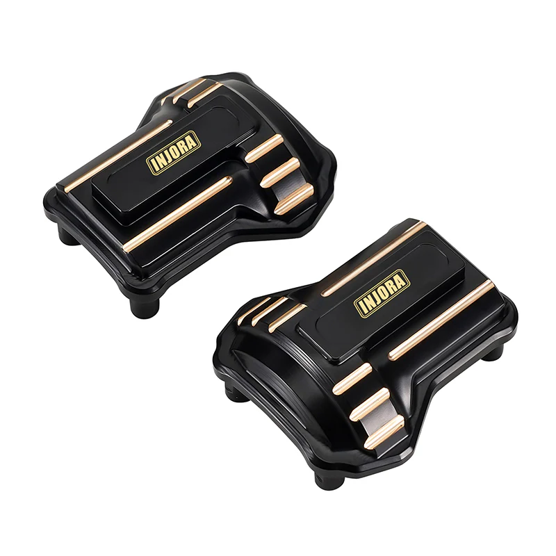 INJORA 55g/pcs Black Brass Diff Covers for 1/10 FMS FCX10 - Image 4