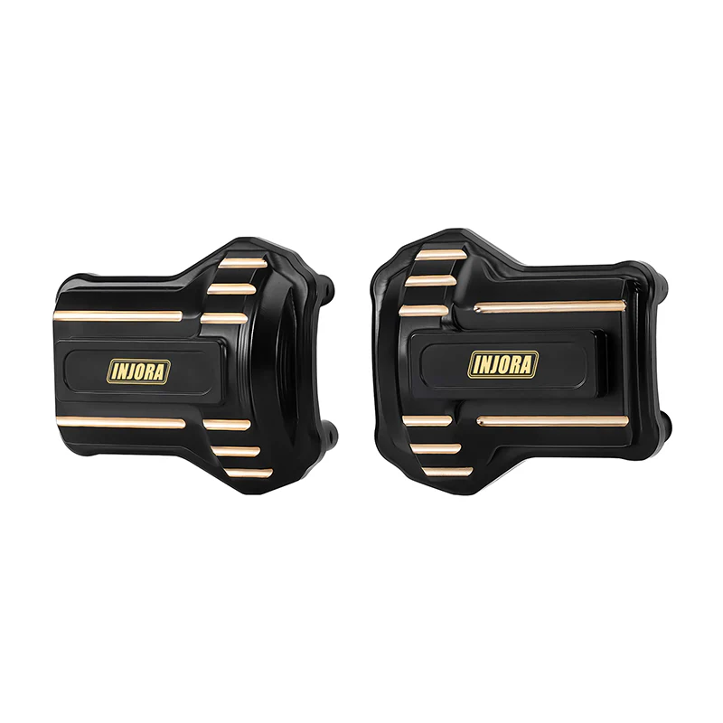 INJORA 55g/pcs Black Brass Diff Covers for 1/10 FMS FCX10 - Image 5