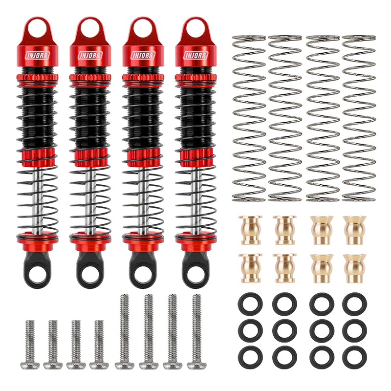 [US Warehouse] INJORA 59mm Long Threaded Oil Shocks for 1/18 TRX4M (4M-42) - Image 9