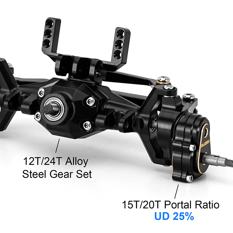 INJORA +5mm Diamond Portal Axles for 1/18 TRX4M - Image 50