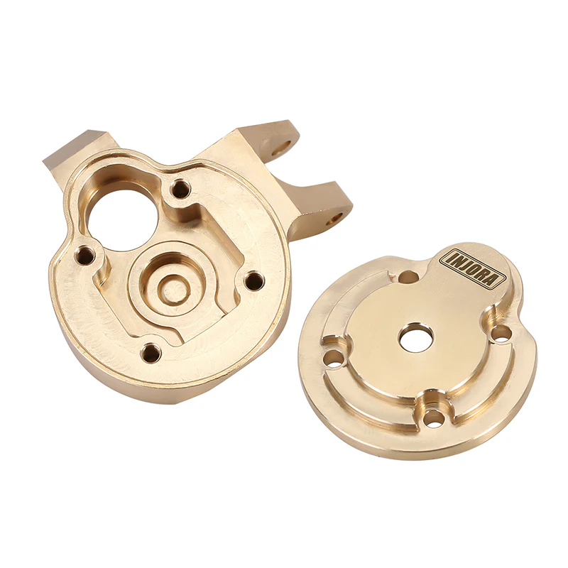 INJORA 66g/set Brass Portal Cover Steering Knuckle Set for 1/18 UTB18 Capra (UTB18-02) - Image 7