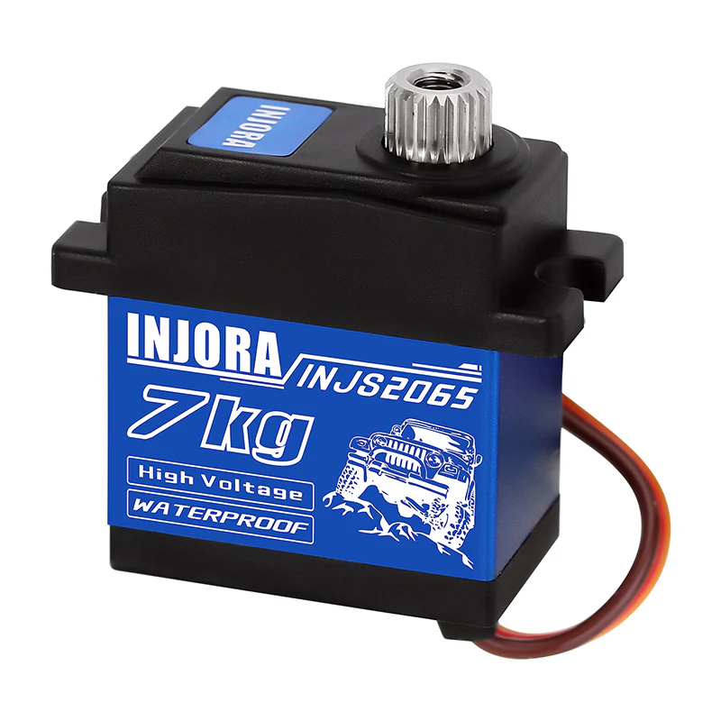 INJORA 7KG High Voltage Waterproof 2065 Digital Servo with Mount for 1/18 Redcat Ascent-18 - Image 3