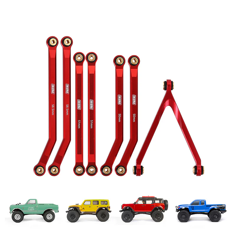 [US Warehouse] INJORA 7pcs High Clearance Chassis Links for SCX24 C10 JLU Bronco Base Camp 4Runner - Image 11