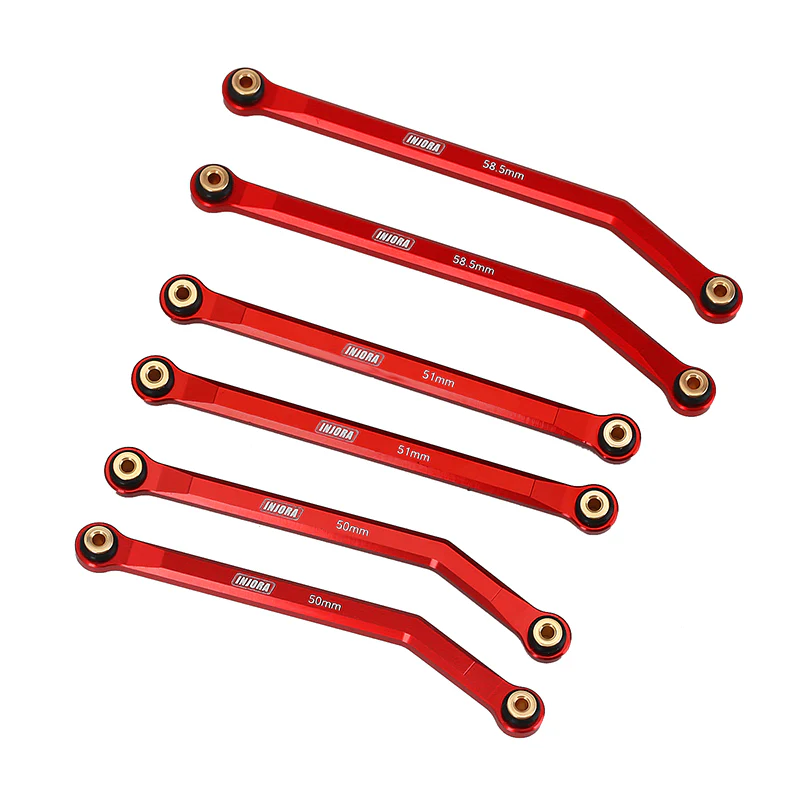 [US Warehouse] INJORA 7pcs High Clearance Chassis Links for SCX24 C10 JLU Bronco Base Camp 4Runner - Image 15