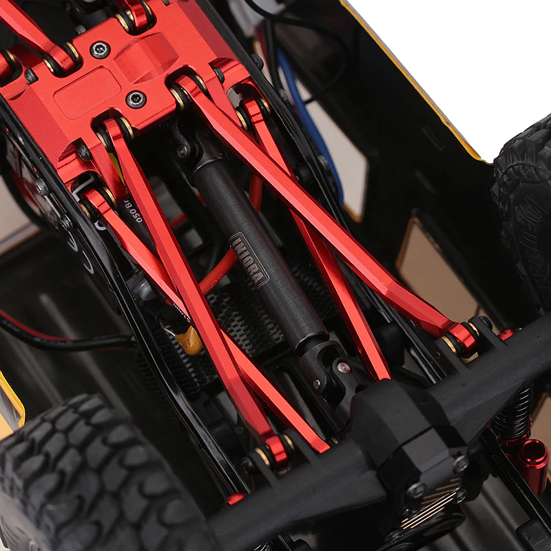 [US Warehouse] INJORA 7pcs High Clearance Chassis Links for SCX24 C10 JLU Bronco Base Camp 4Runner - Image 18