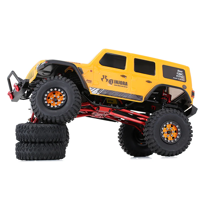 [US Warehouse] INJORA 7pcs High Clearance Chassis Links for SCX24 C10 JLU Bronco Base Camp 4Runner - Image 19