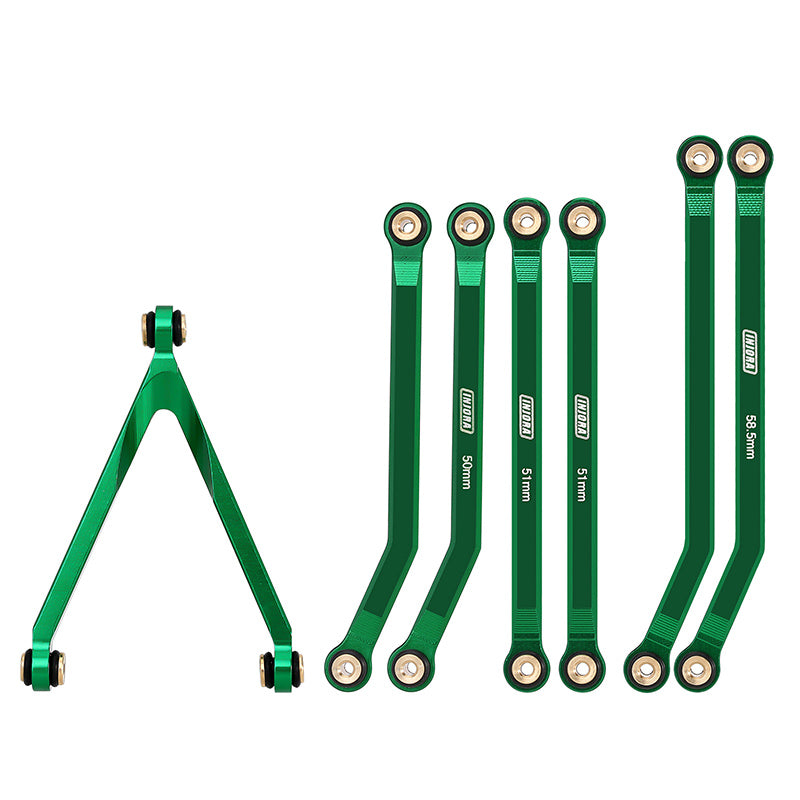 [US Warehouse] INJORA 7pcs High Clearance Chassis Links for SCX24 C10 JLU Bronco Base Camp 4Runner - Image 23