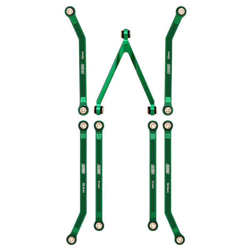 [US Warehouse] INJORA 7pcs High Clearance Chassis Links for SCX24 C10 JLU Bronco Base Camp 4Runner - Image 24