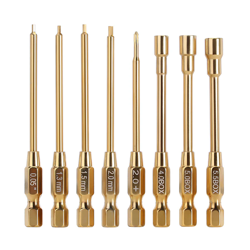 INJORA 8-in-1 Hex, Phillips Screwdriver, Nut Drivers Quick Change Tool Kit for 1/24 1/18 Mini RC - Image 11