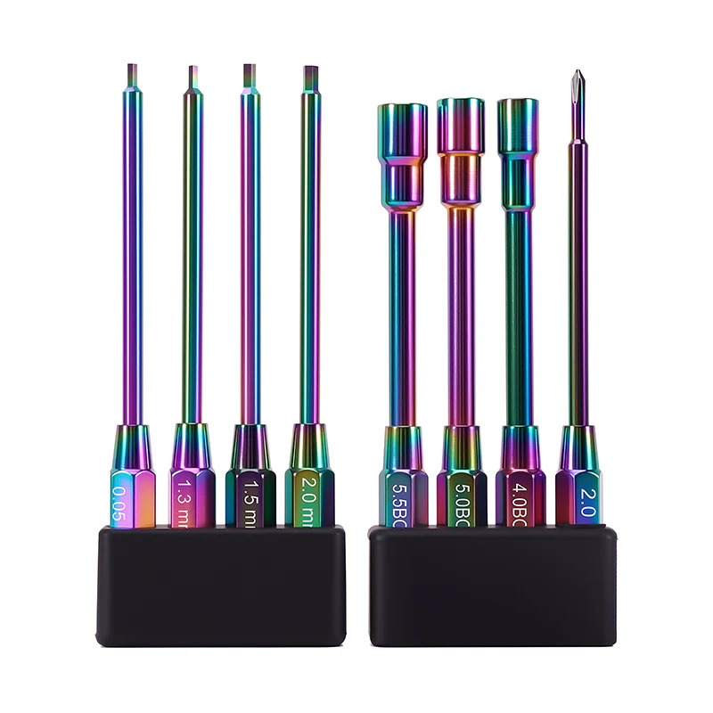 INJORA 8-in-1 Quick-Change Hex Phillips Nut Driver Set for 1/24 1/18 RC Crawler - Image 9