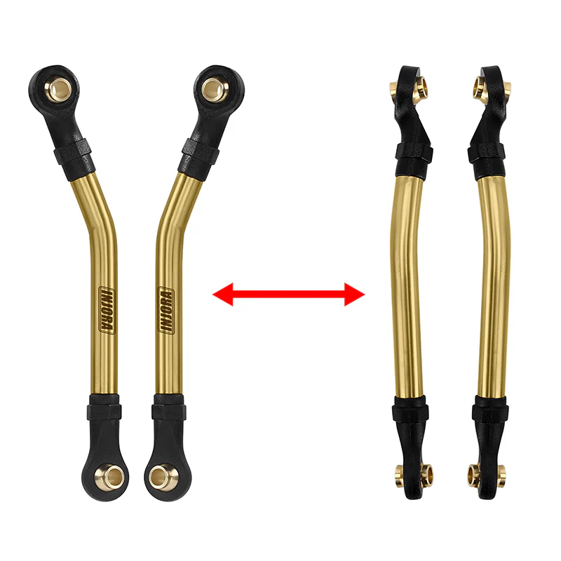 INJORA 8PCS Brass High Clearance Links Set for 1/18 TRX4M High Trail K10 F150 (4M-77) - Image 6