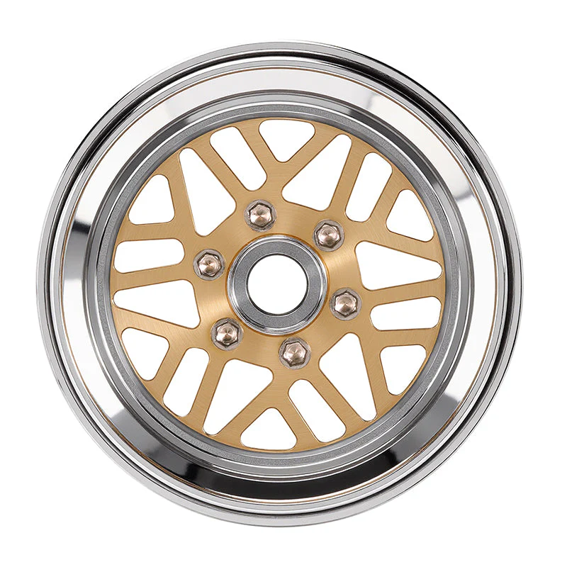 INJORA 1.9" ModuWheel Brass & Aluminum -9.65mm Offset Wheels for 1/10 RC Crawlers - Image 16