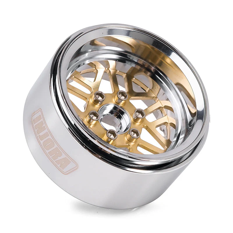 INJORA 1.9" ModuWheel Brass & Aluminum -9.65mm Offset Wheels for 1/10 RC Crawlers - Image 17