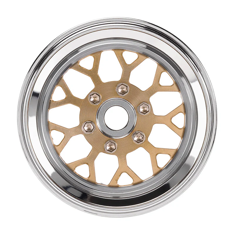 INJORA 1.9" ModuWheel Brass & Aluminum -9.65mm Offset Wheels for 1/10 RC Crawlers - Image 8